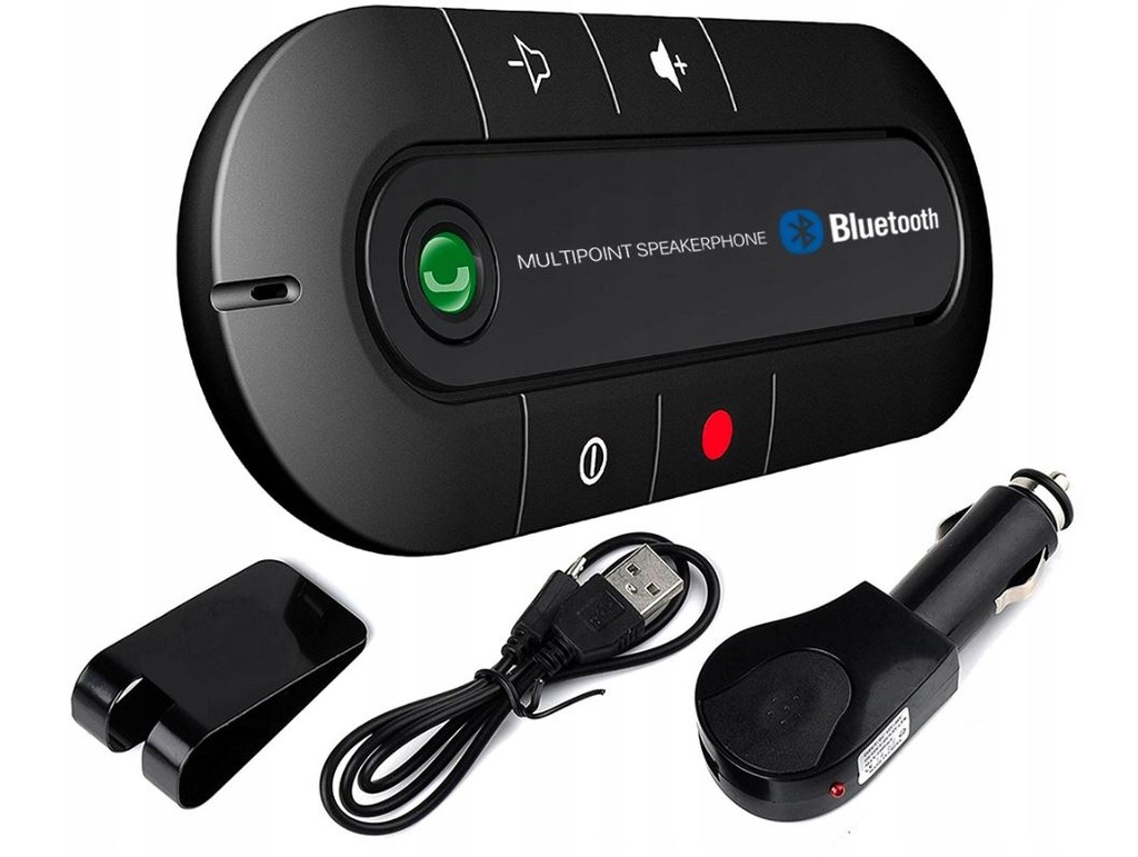 Zestaw Głośnomówiący Bluetooth do Samochodu V4.1 13007003895 oficjalne archiwum Allegro