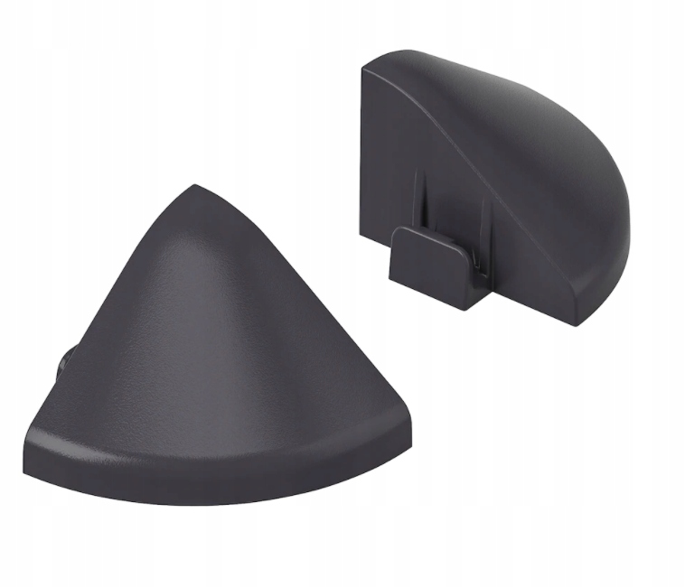 IKEA RUNNEN Listwa narożna płyty 2szt CIEMNOSZARY 11889619858