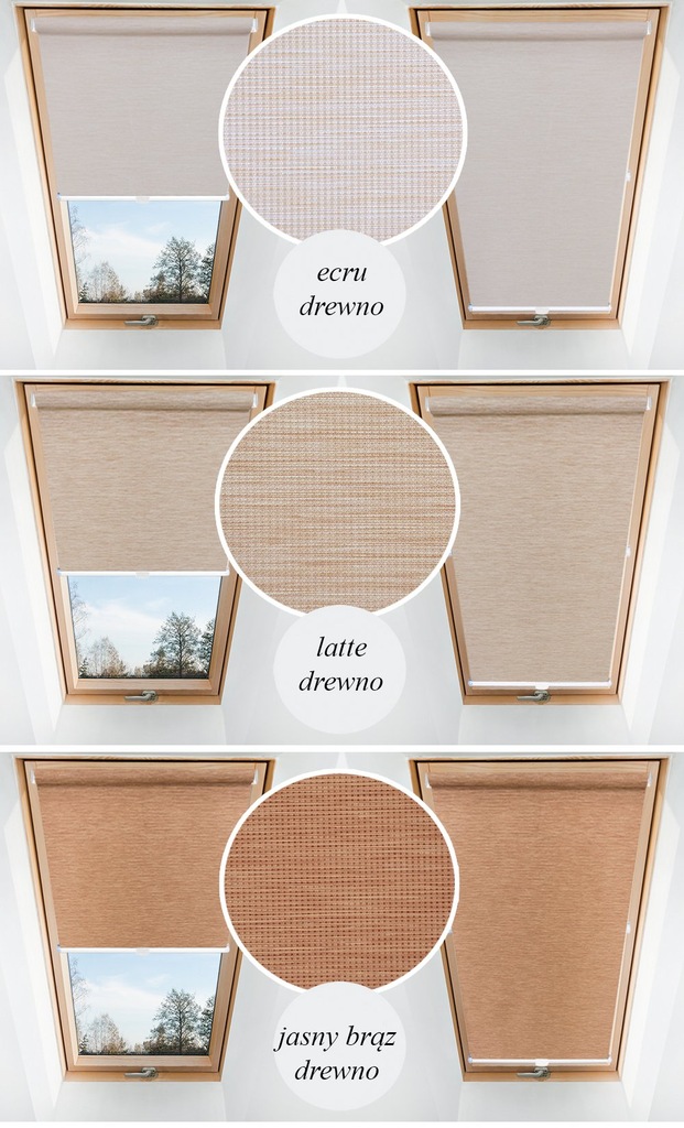 ROLETA DACHOWA rolety dachowe do okien FAKRO VELUX 8156305806