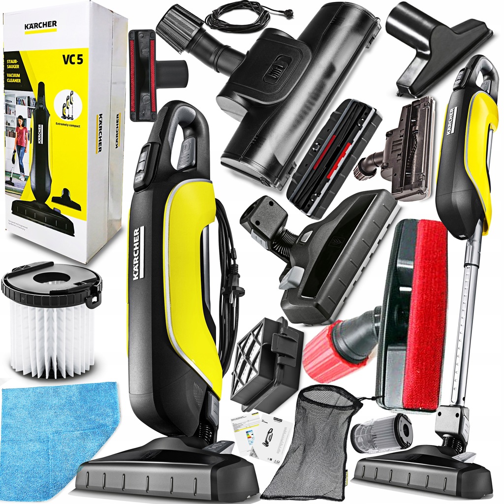 KARCHER VC5 ODKURZACZ PIONOWY HEPA KOT PIES SIERŚĆ 8950583845