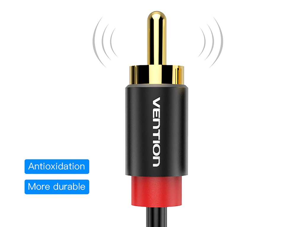 VENTION Adapter USB TYPEC  2x RCA Cinch 1,5m