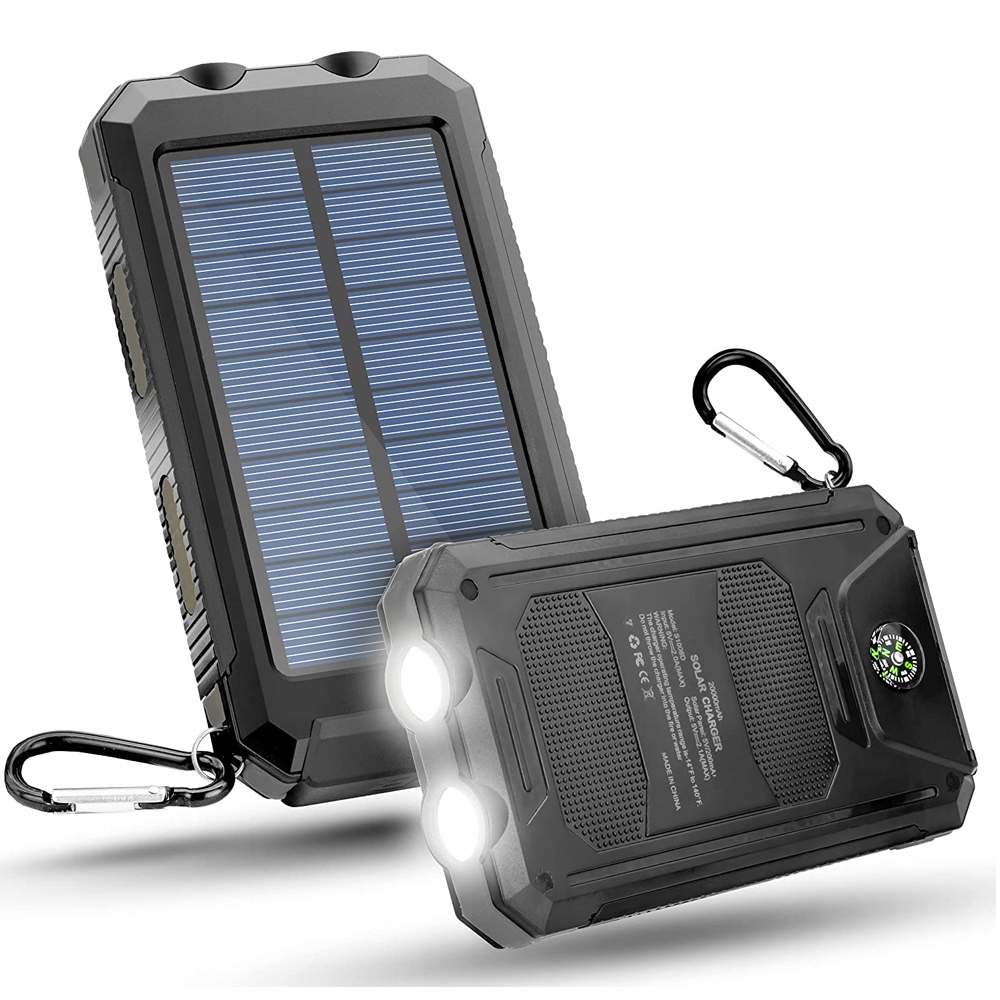 POWER BANK SOLARNY 30000mAh ŁADOWARKA SOLARNA 13954815406 oficjalne