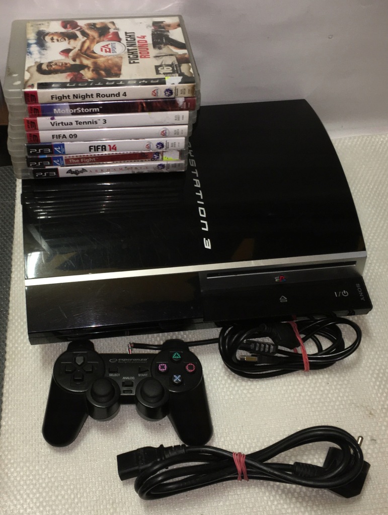 Konsola Sony Playstation 3 80GB CECHK03 +7xGra 10652595007