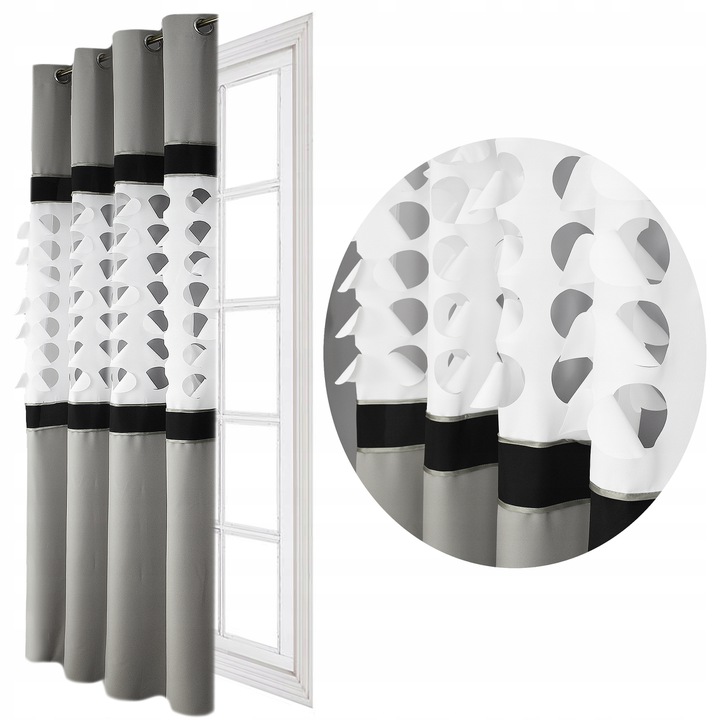 ZASŁONY 3D WYCINANE LASEROWO 140x250 AŻUROWE 24 H! 7850252671