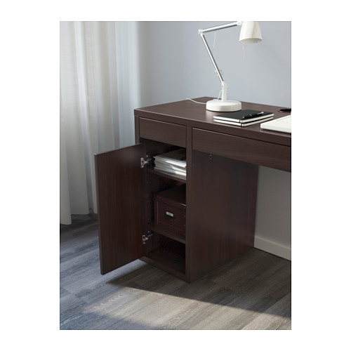 MICKE nowoczesne biurko z szafką 105x75x20 IKEA 6767713851