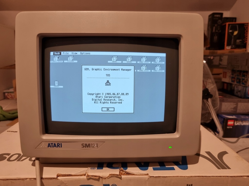 Monitor Atari ST SM124. BOX. Jak nowy ! 11308687011 oficjalne