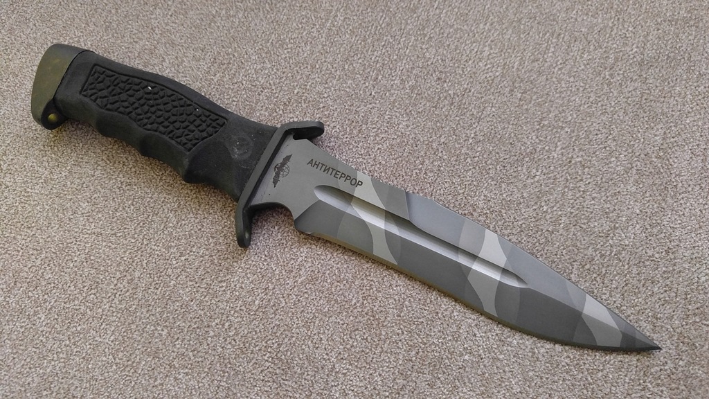 Rosyjski nóż bojowy MELITAK Antiterror, znakFSB 8228438176
