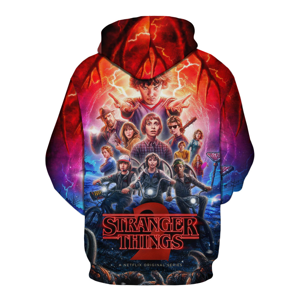 BLUZA DRESOWA STRANGER THINGS 3D PLUS SIZE ELEVEN 7169500037