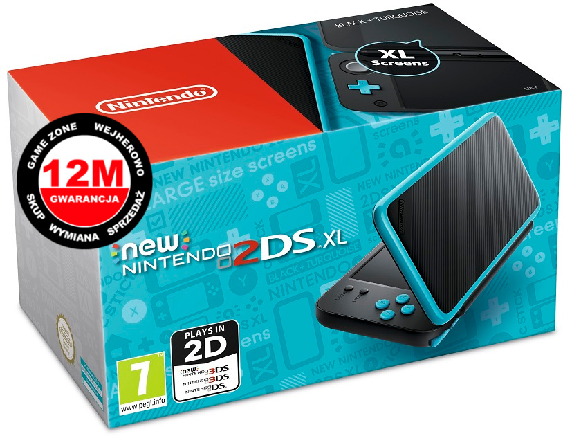 NEW Nintendo 2DS XL + 4GB + CFW Luma + 4 gry ! GW 8088759185