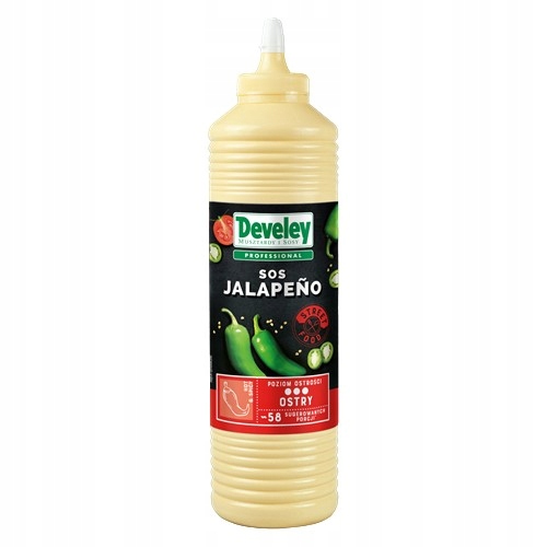 Sos Jalapeno DEVELEY Ostry Gastronomiczny 870 g 12221929464