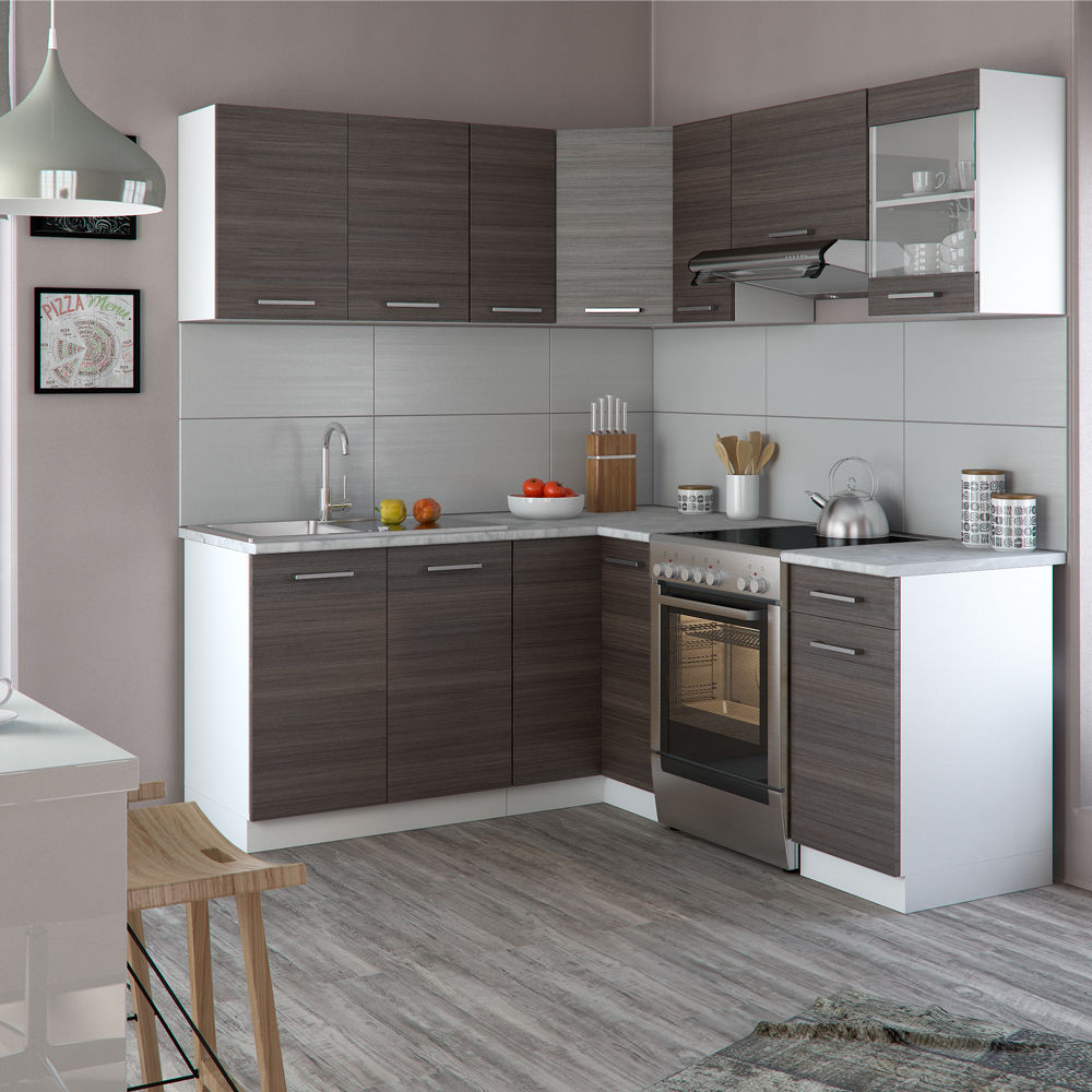 MEBLE KUCHENNE NAROŻNE ZESTAW SZAFKI DO KUCHNI 7623421962 oficjalne