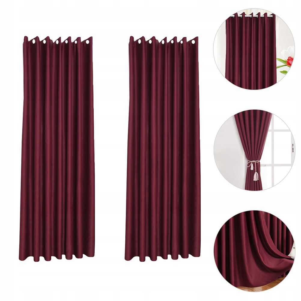 Draft Blocking Curtains Bedroom Drapes Linen Sun 13590287373
