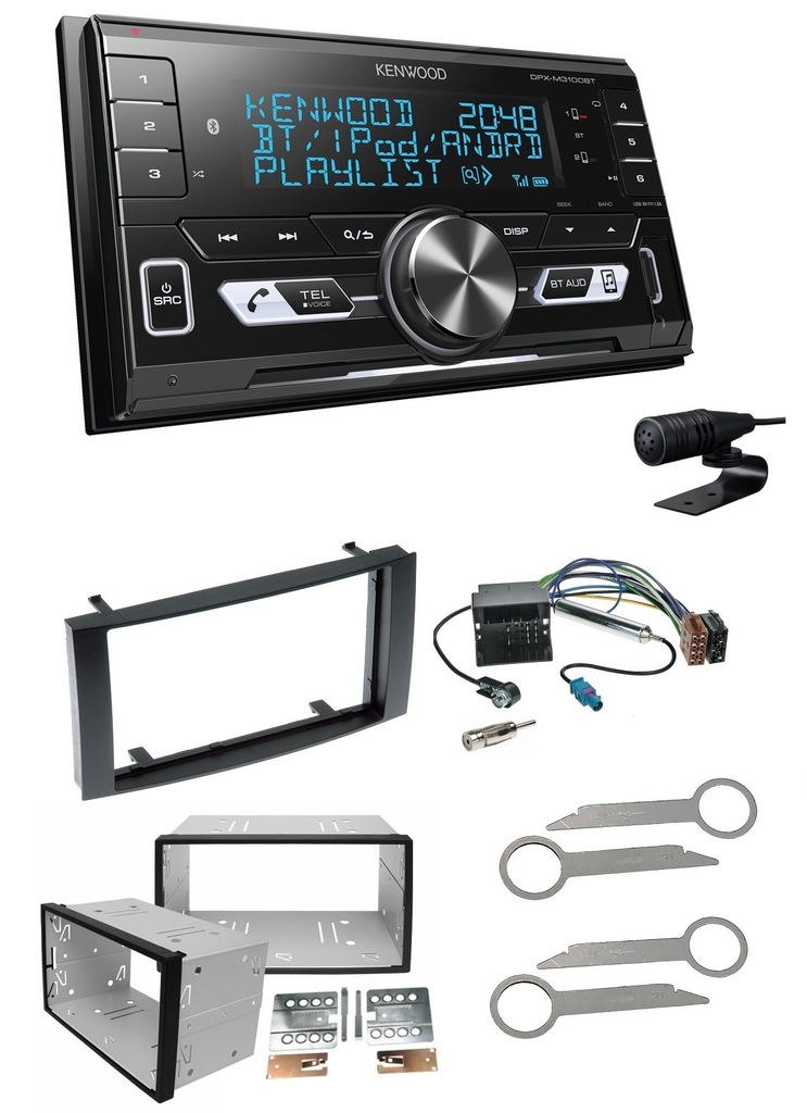 KENWOOD DPXM3100BT RADIO VW T5 MULTIVAN CARAVELLE 7155813247