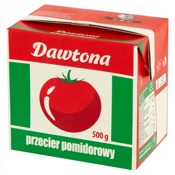 Przecier pomidorowy 500g Dawtona karton koncentrat 11997729359