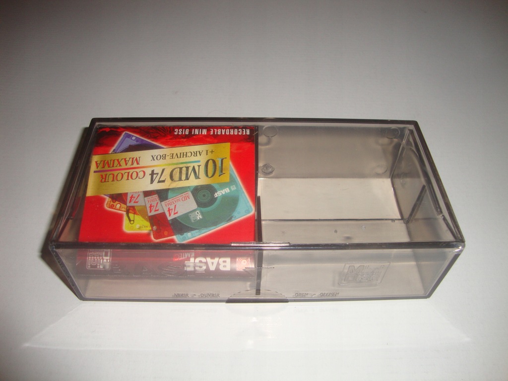 BASF MiniDisc STORAGE BOX 12783022830 oficjalne archiwum Allegro