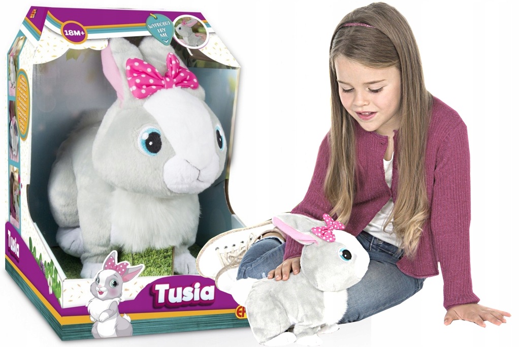 Królik Tusia interaktywny maskotka Zajączek EPEE