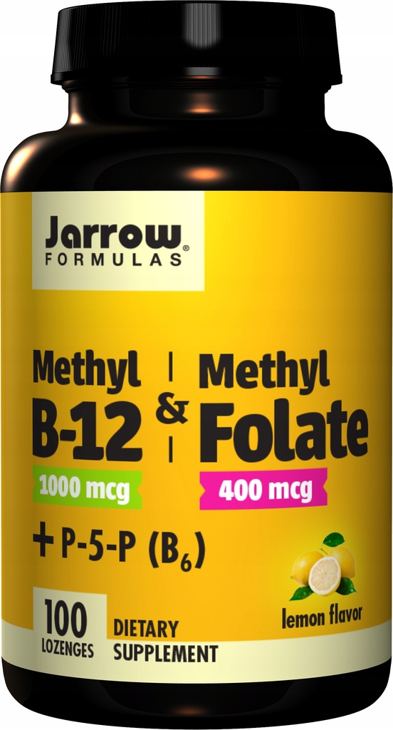 Jarrow WIT. B12 (Methyl B12) I KWAS FOLIOWY 100p 9090988376