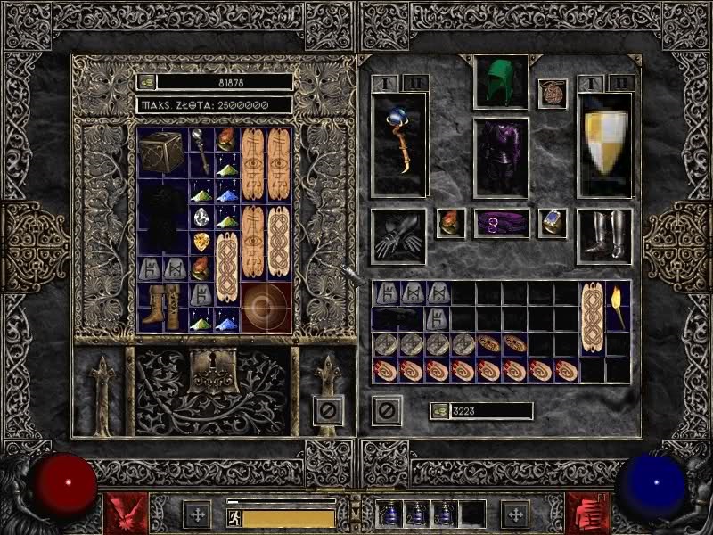 DIABLO 2 LADDER FULL CZARODZIEJKA MF FARMA HELL 7214844494