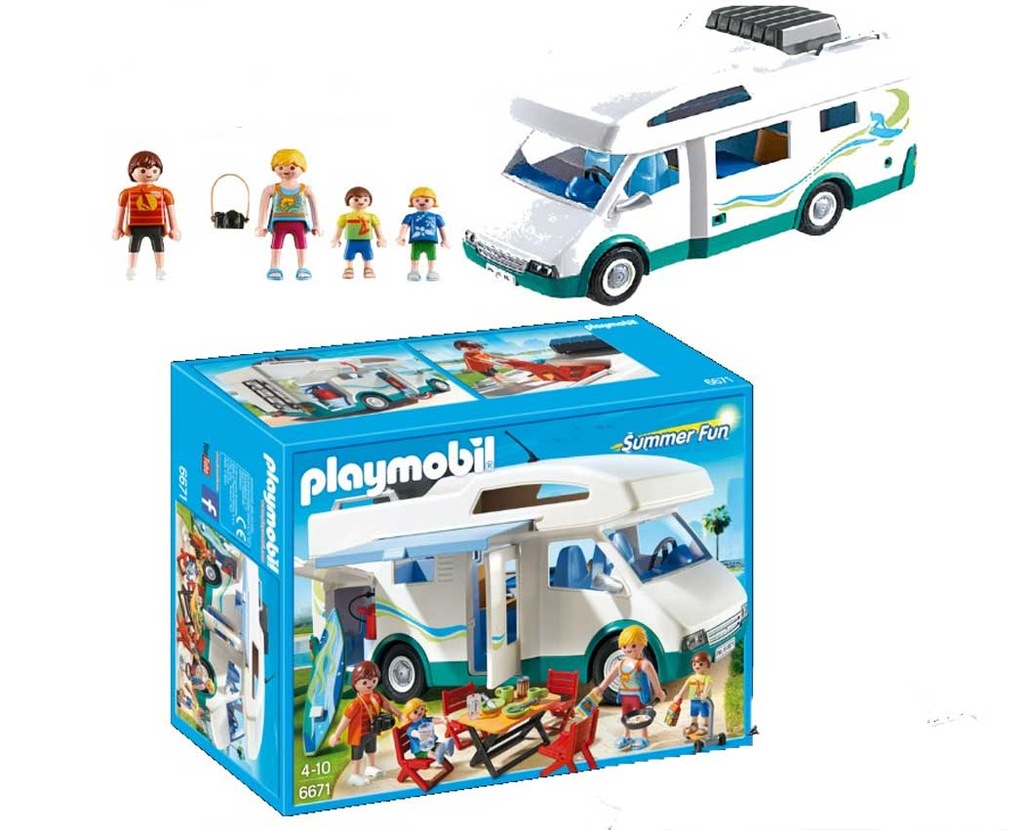 PLAYMOBIL 6671 RODZINNE AUTO KEMPINGOWE KLOCKI 7226959414 oficjalne