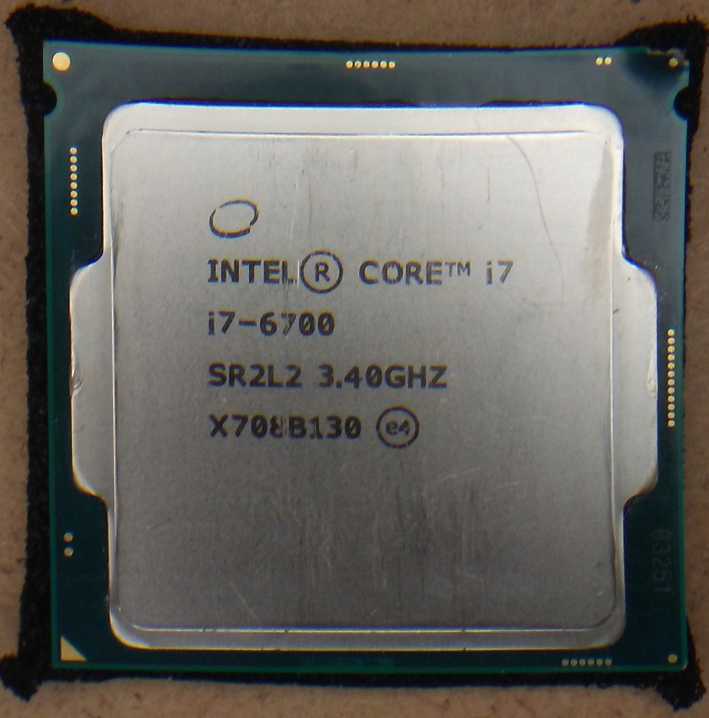 INTEL Core I7 6700 3,4 GHz+Diagnostic Test/Defekt