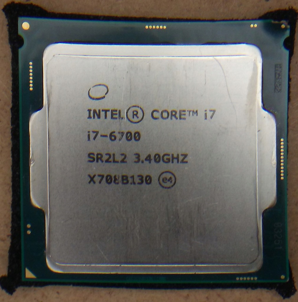 INTEL Core I7 6700 3,4 GHz+Diagnostic Test/Defekt