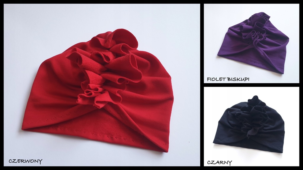 Czapka Turban WIOSNA 2019 015LAT Rozmiary Kolory