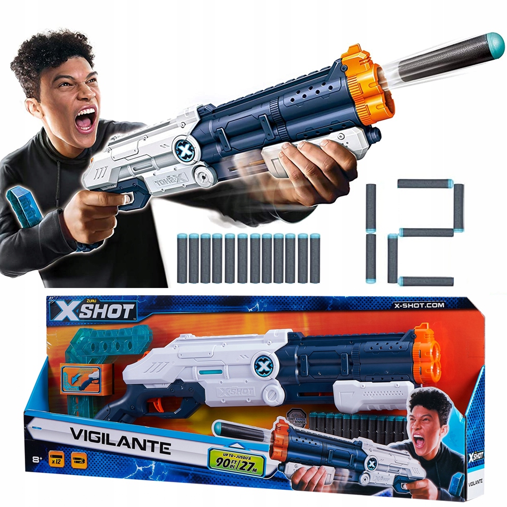 XShot SHOTGUN STRZELBA + 12 STRZAŁEK DO NERF 9508002839 oficjalne
