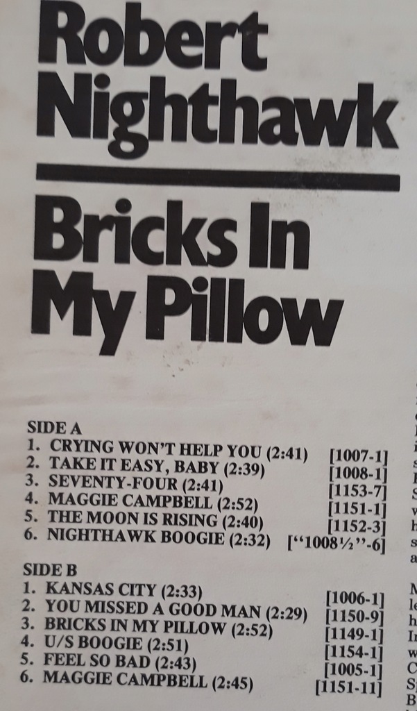 ROBERT NIGHTHAWK 1 PRESS US MONO 11170968265 oficjalne archiwum Allegro