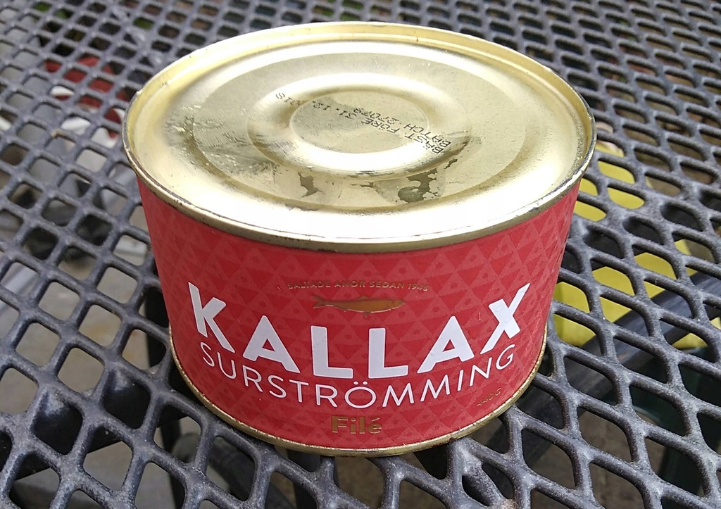 SURSTROMMING KALLAX PUSZKA KISZONY ŚLEDŹ SZWECJA 12658670428