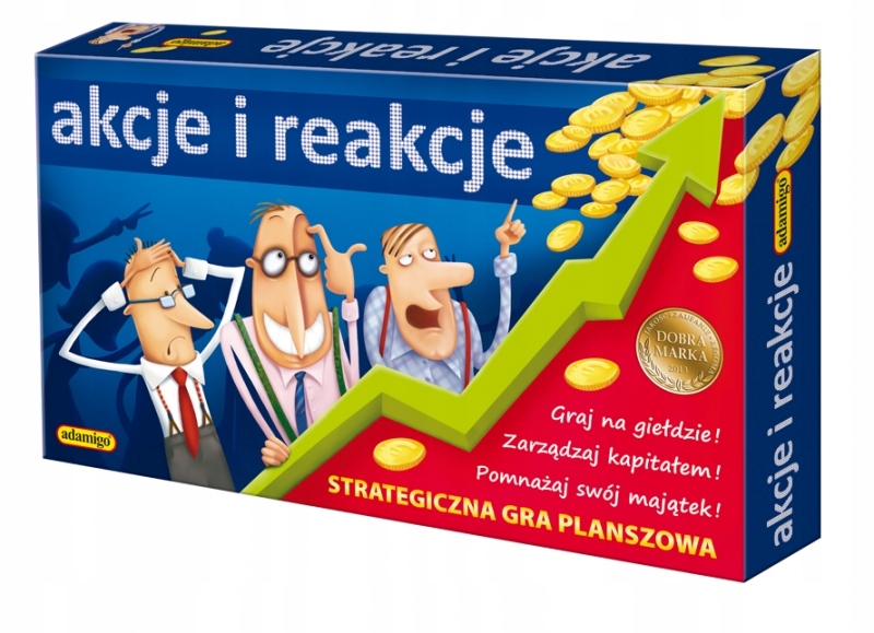 *GRA* PLANSZOWA AKCJE I REAKCJE EKONOMICZNA GIELDA 7019613849