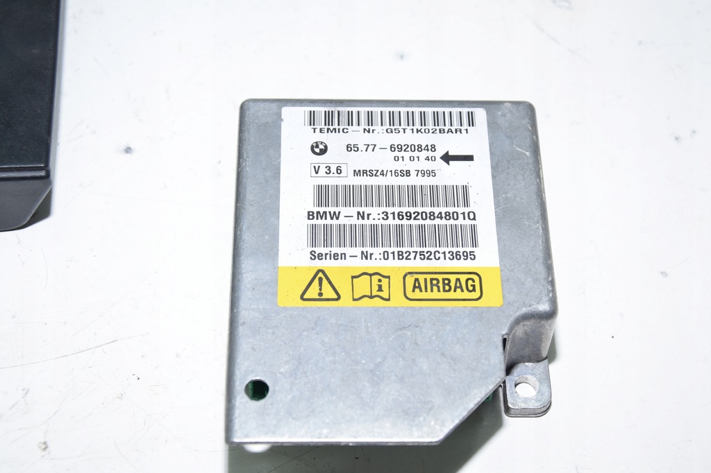 BMW E39 MODUŁ SENSOR STEROWNIK AIRBAG 6920848 13584597061 oficjalne