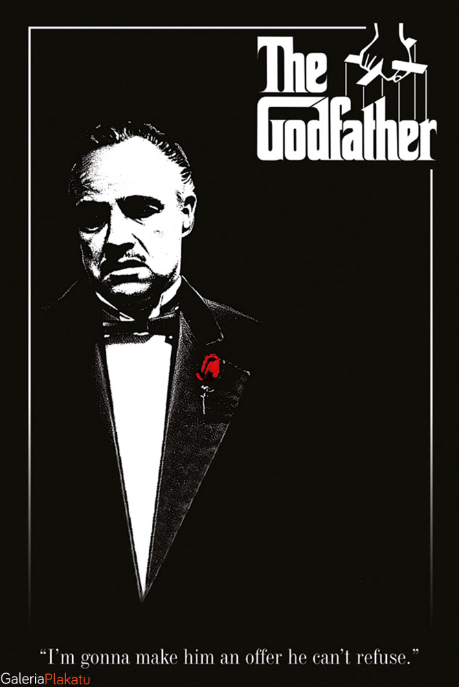 The Godfather Ojciec Chrzestny plakat 91,5x61 7441311274