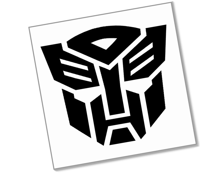 TRANSFORMERS Naklejka 10cm autobot kolory 11158445382 oficjalne