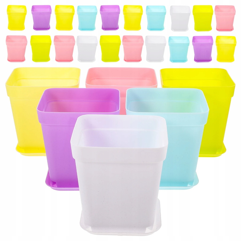 Plastic Flower Pots Nursery Small Plant 60 Set 13717977509