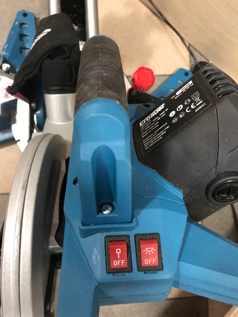 Piła ukośnica Erbauer EMIS254S 9979514006 oficjalne archiwum Allegro