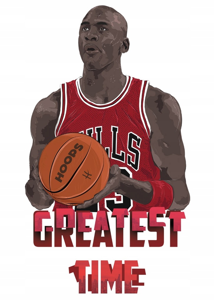 MICHAEL JORDAN 'THE GREATEST OF ALL TIME' HOOPS 7478562871