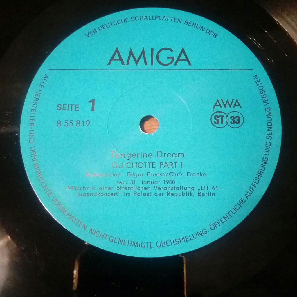 Tangerine Dream Quichotte,winyl,LP+koszulka 7619809305 oficjalne