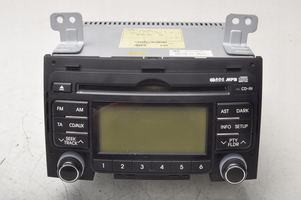 HYUNDAI I30 RADIO 961602L200 13810658488 oficjalne archiwum Allegro