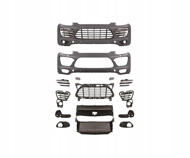 Zderzak przedni Porsche Cayenne 10 14 komplet 12400482040