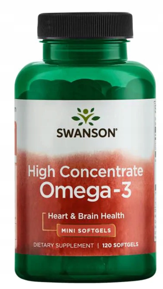 SWANSON OMEGA 3 120k. KWASY OMEGA3 EPA DHA mocne 7156274285