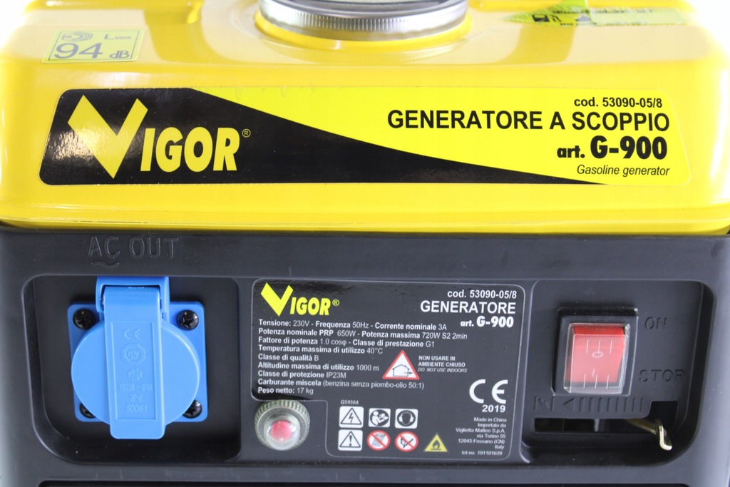 Agregat Prądotwórczy Generator VIGOR G900 10959551171 oficjalne