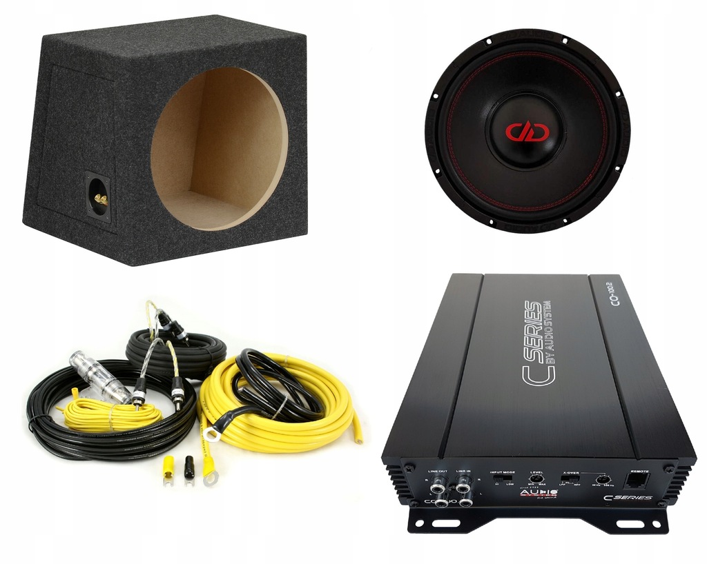 SUBWOOFER DD AUDIO DD112 30CM SKRZYNIA WZMACNIACZ 6916504581