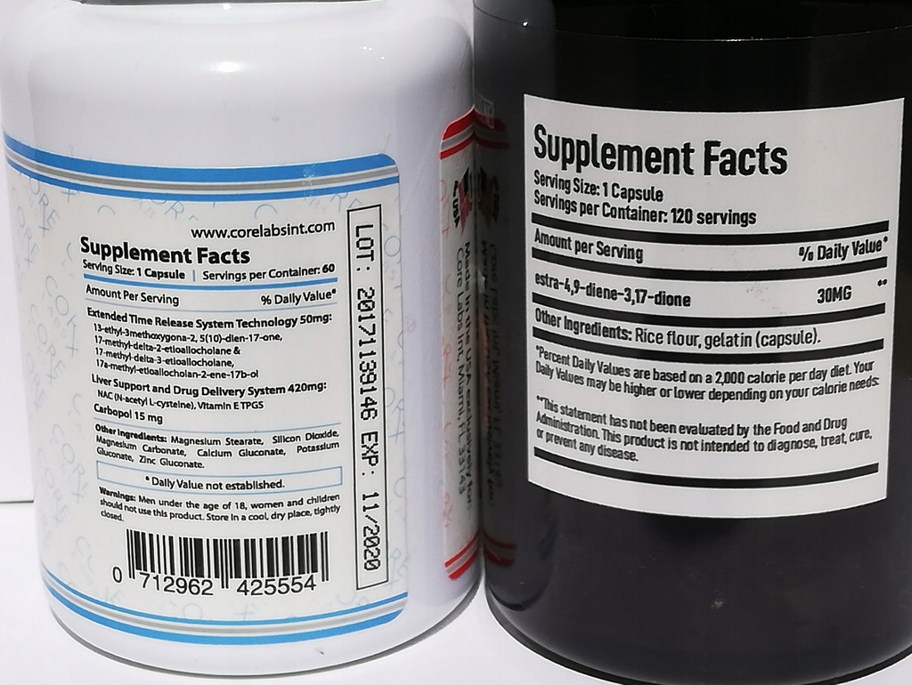 Core Labs SIZE UP + Trenadrol Dark Lord 120 10009360292 oficjalne