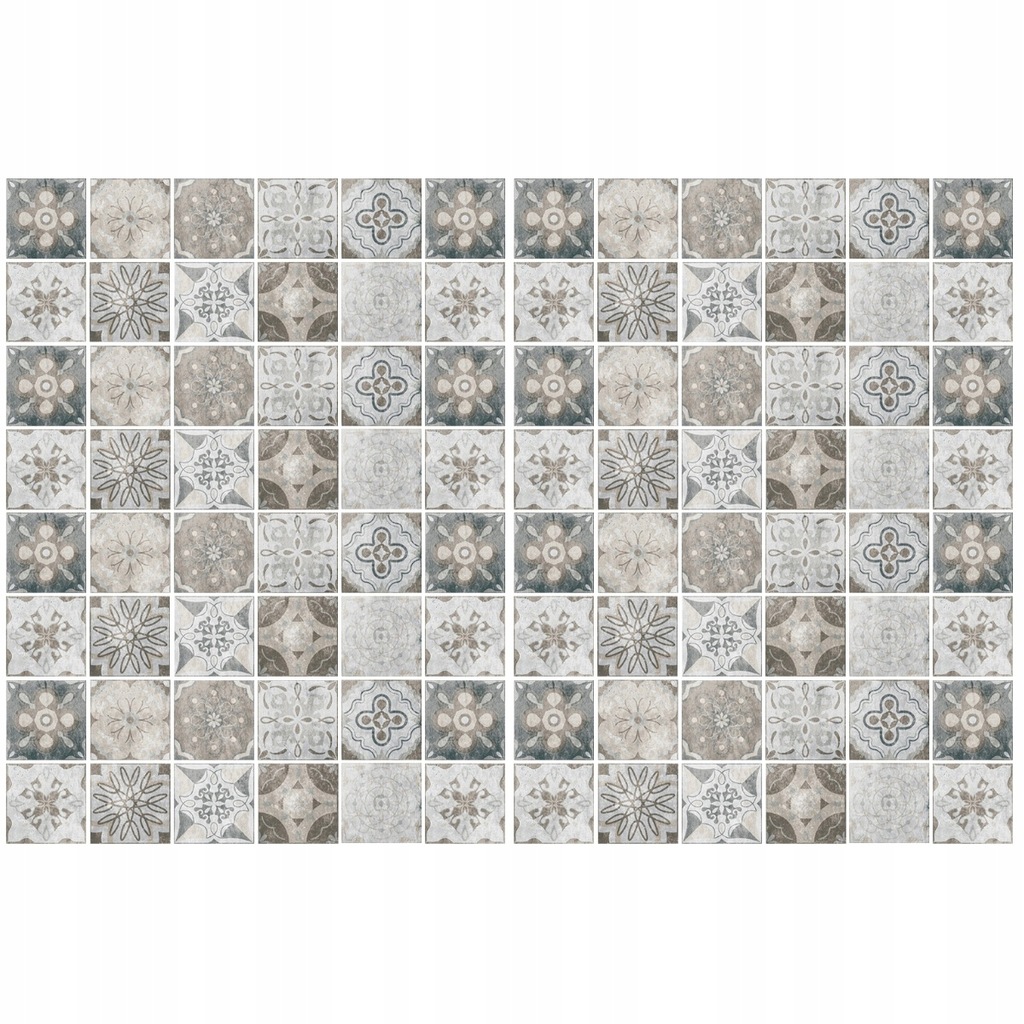 Tile Wall Stickers Tile Wall Decals Vintage 96 Pcs 13336599801