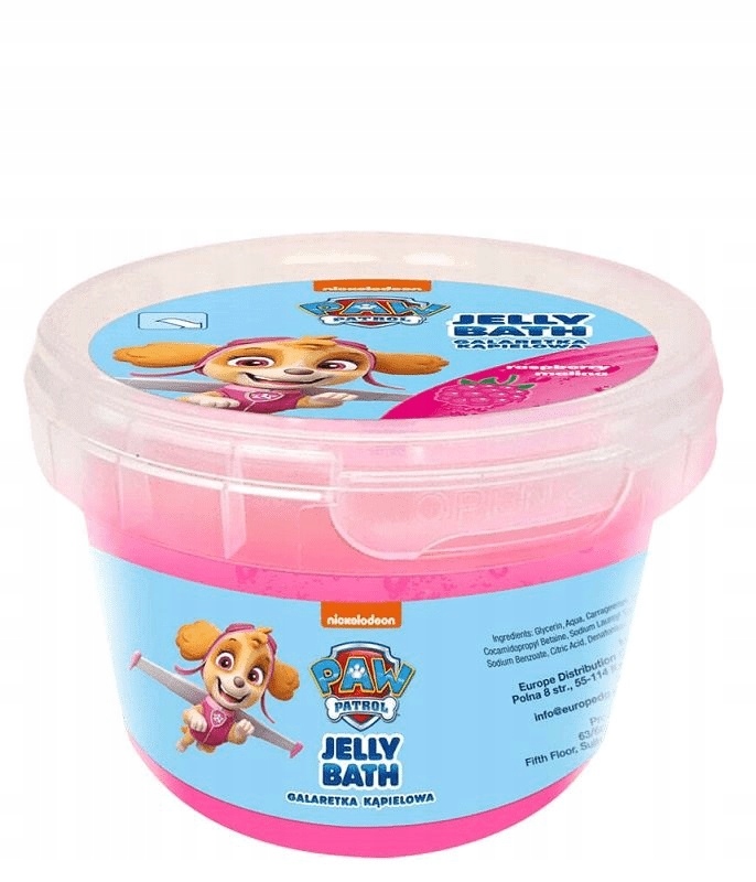 PAW PATROL Jelly Bath galaretka kąpielowa Malina 10967320421