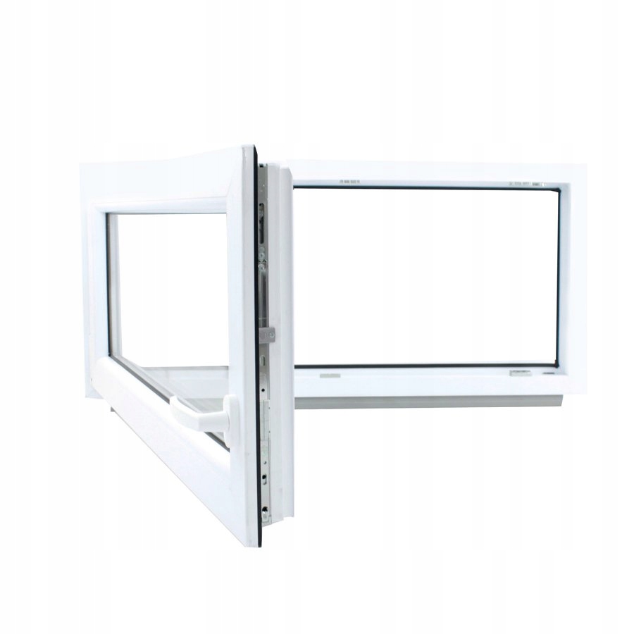 OKNO PCV PLASTIKOWE 65x45 / 650 x 450 RU BIAŁE KP 11746548875