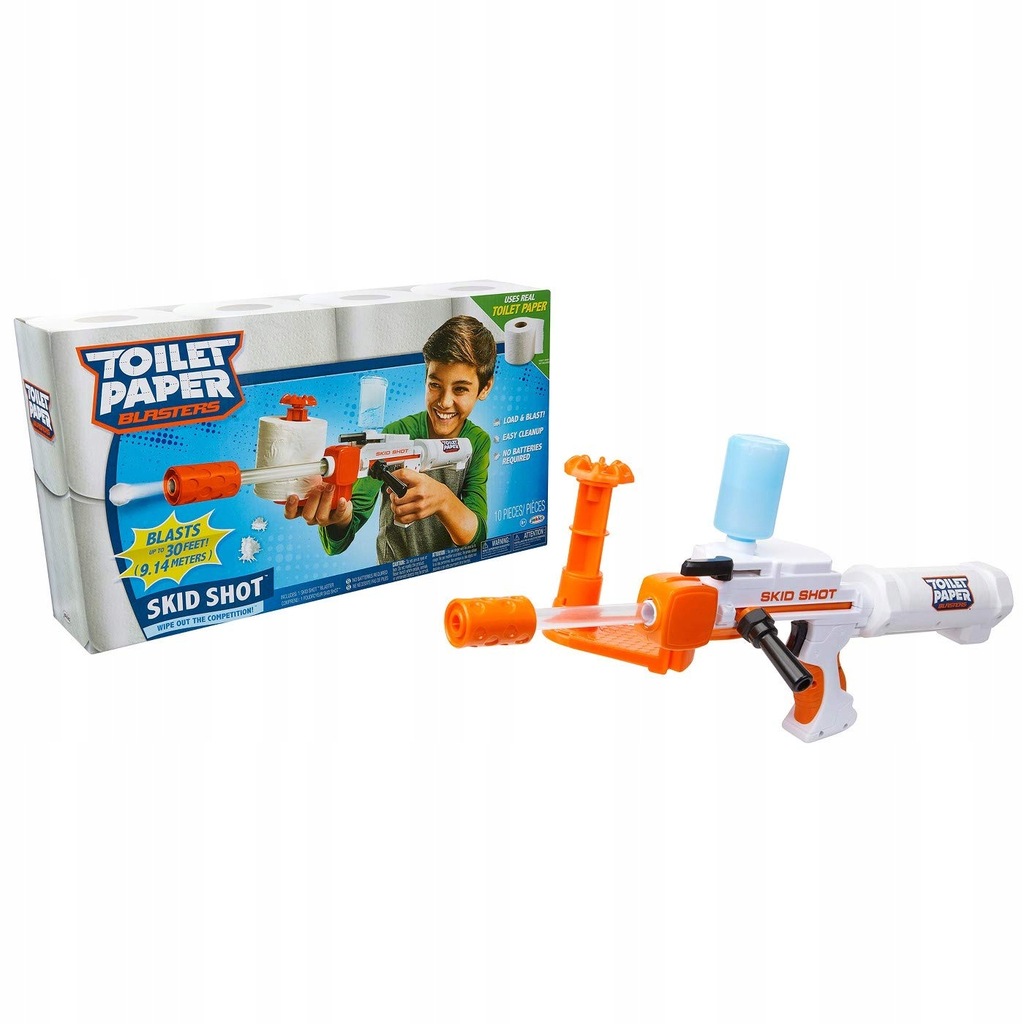 Jakks Toilet Paper Blaster 11618353355 oficjalne archiwum Allegro