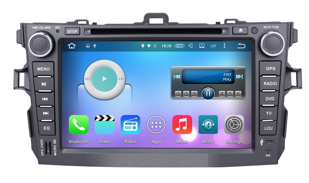 Radio DAB+ Android DVD CD GPS Toyota Corolla Auris 7442418437