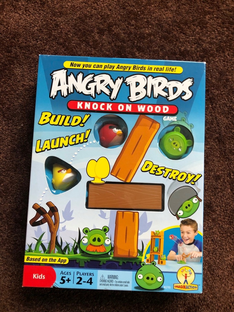 Angry Birds Knock on Wood GAME 8048064795 oficjalne archiwum Allegro