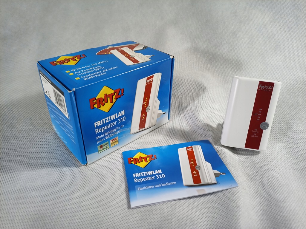 Wzmacniacz Wi-Fi repeater AVM Fritz! 310 - 13248894419 - oficjalne